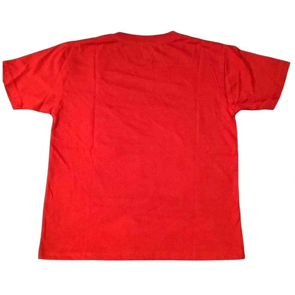 Visual Bliss Co Direct to Garment Red Graphic T-Shirt with Patriotic Design